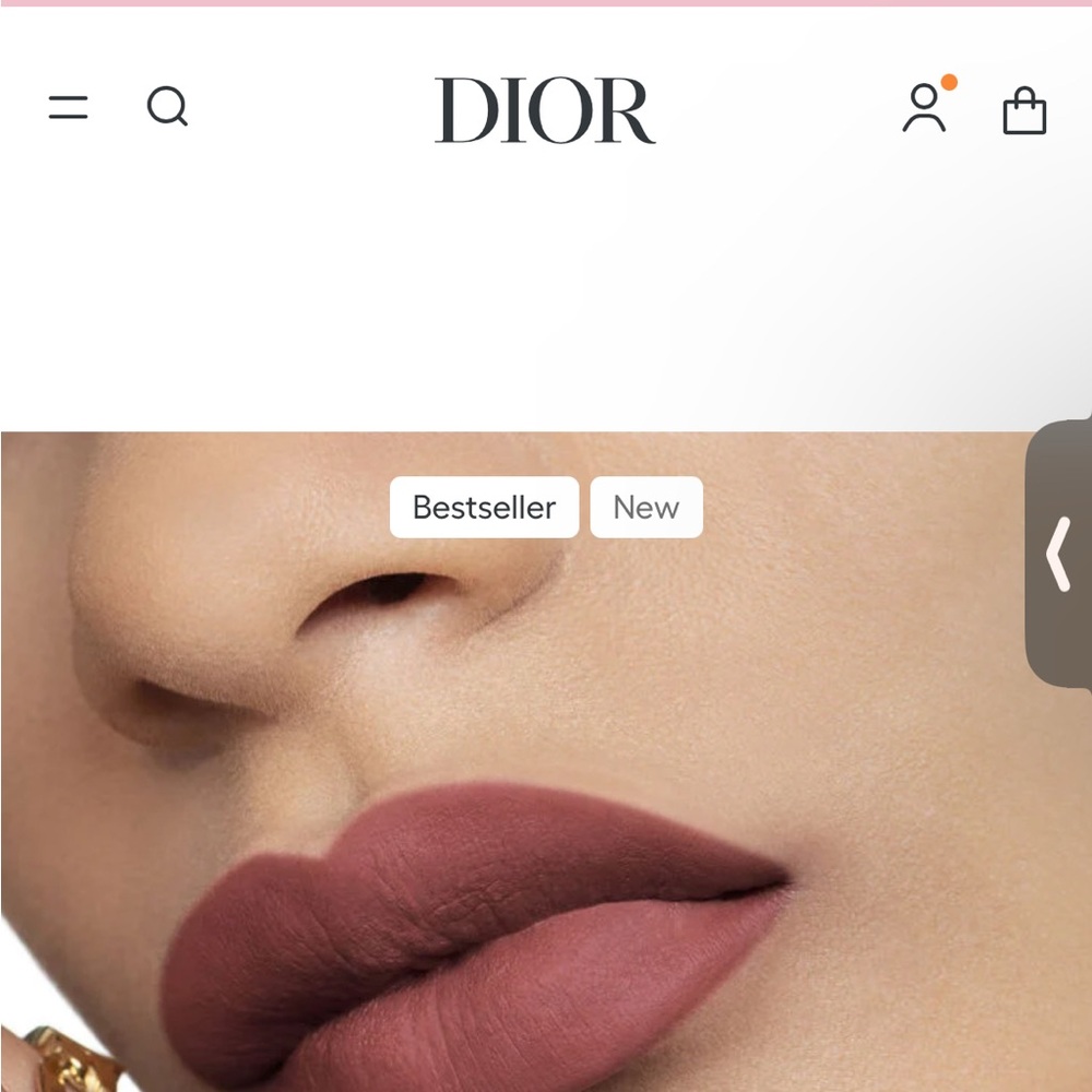 Dior - 724 Tendresse Matte Lipstick - Refillable case